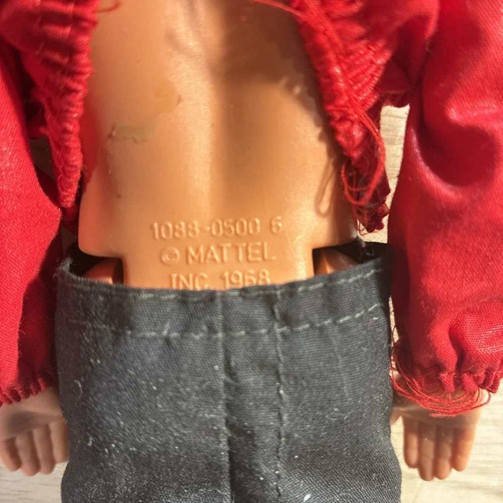 Vintage 1968 Barbie Ken‎ Doll Hong Kong Mattel